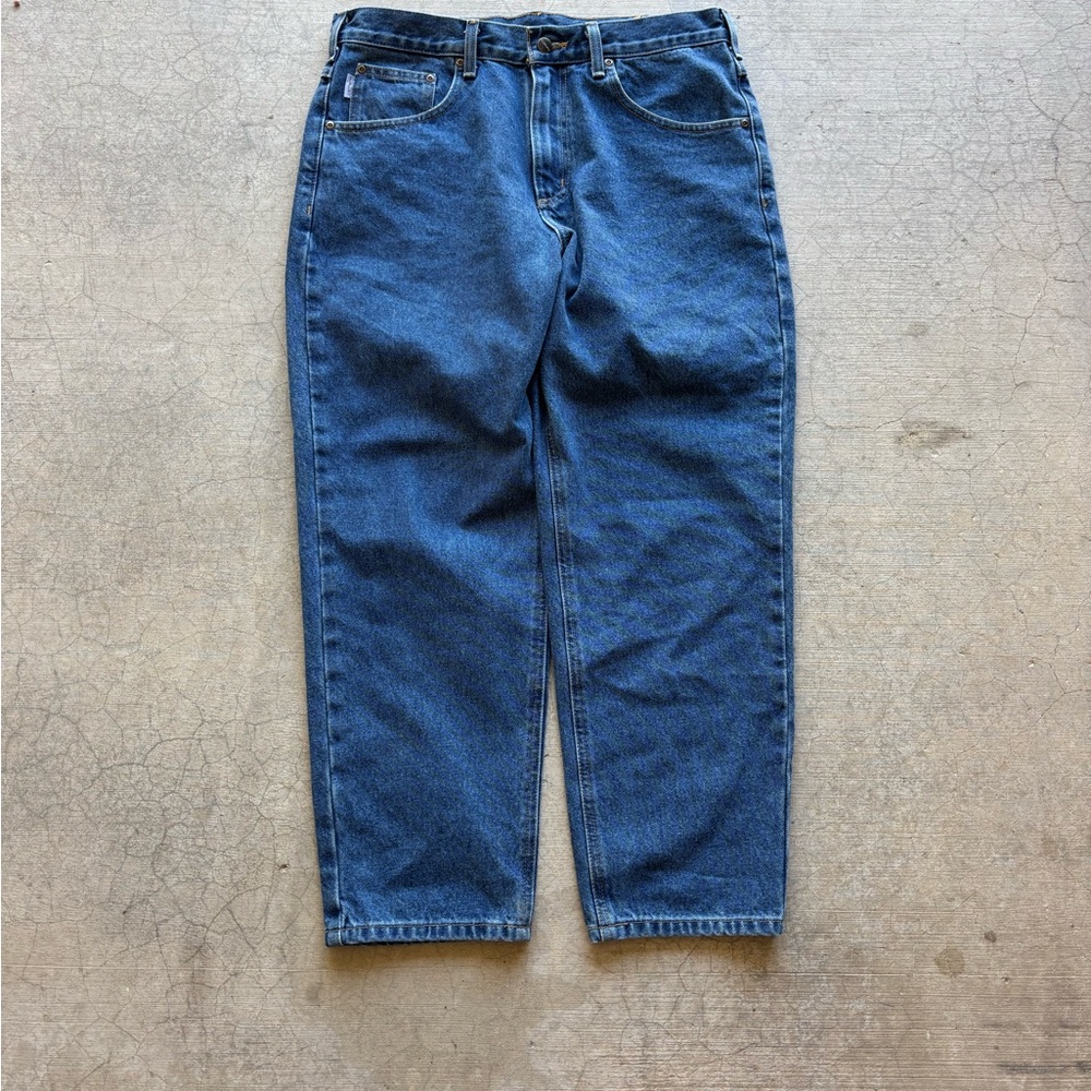 Carhartt Blue Relaxed Fit Jeans High-Rise